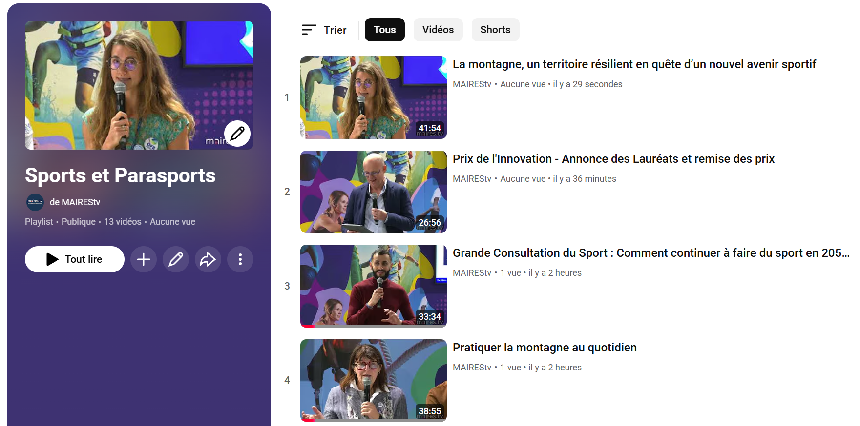 MTVSPORT Les replays du Salon des Sports et Parasports 2025